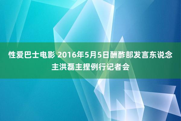 性爱巴士电影 2016年5月5日酬酢部发言东说念主洪磊主捏例行记者会