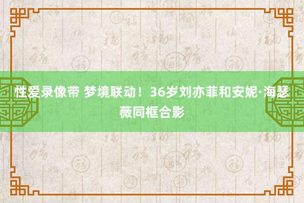性爱录像带 梦境联动！36岁刘亦菲和安妮·海瑟薇同框合影
